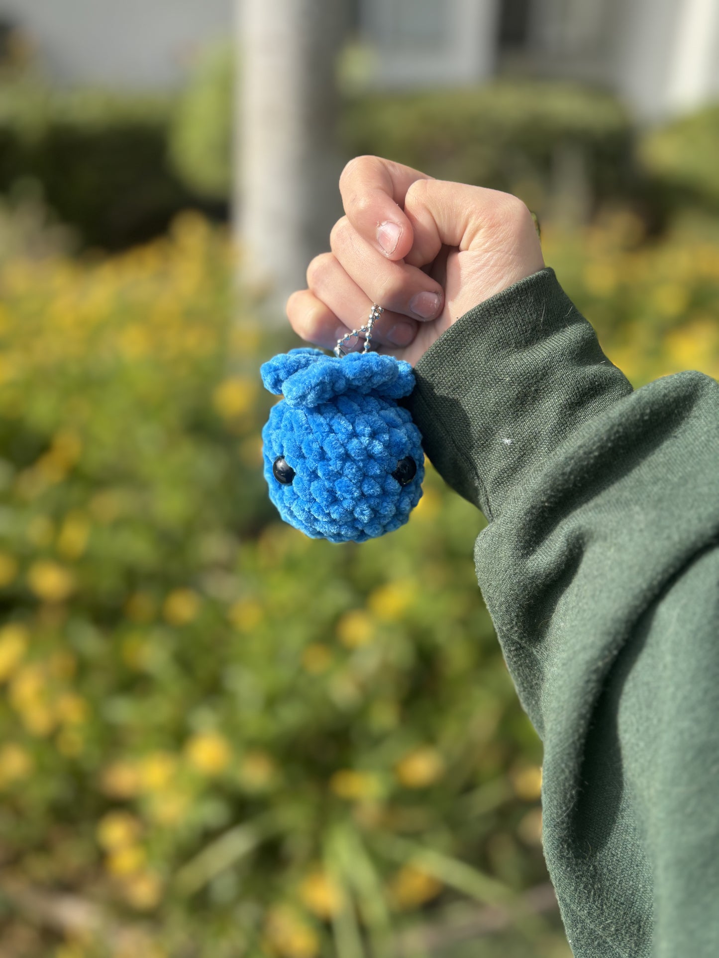 Blueberry keychain