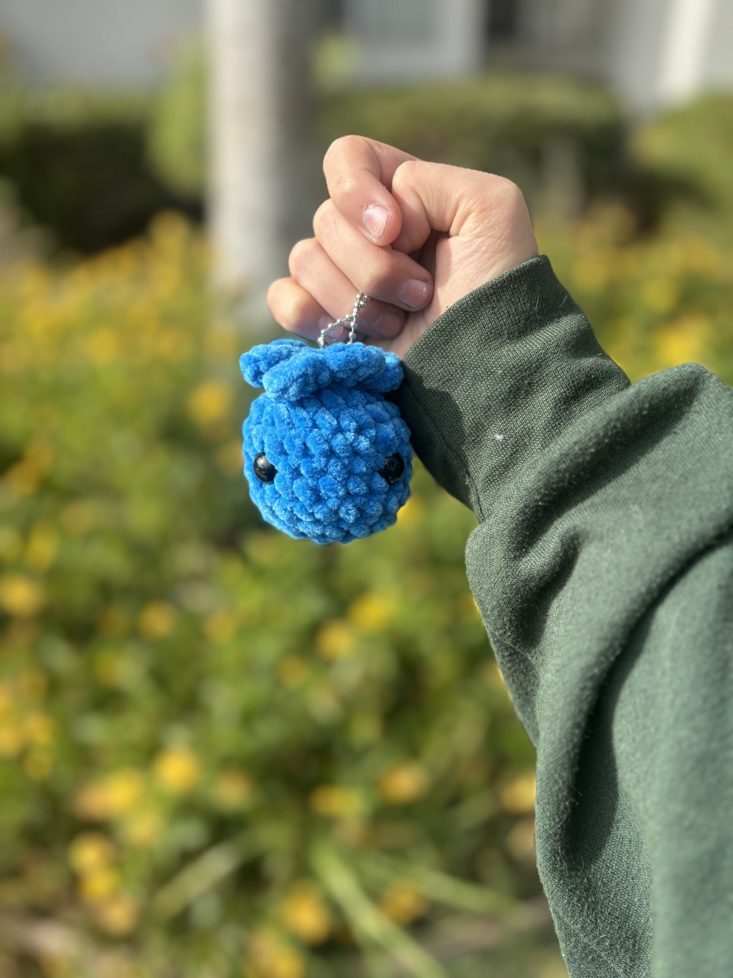 Blueberry keychain